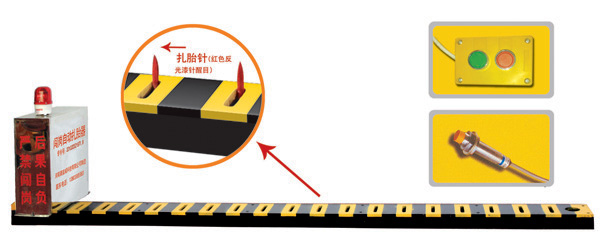 龙江县V3嵌入式闯岗自动扎胎器/阻车器